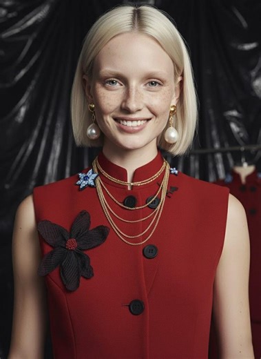 Red Modern Mandarin Collar Bridesmaid Set, 2 Piece Chinese Style Wedding Guest Outfit, Sleeveless Peplum Vest and Mermaid Maxi Skirt - Etsy