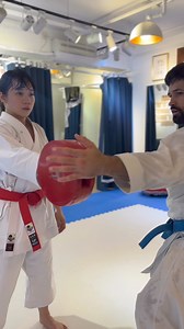 Tsuki TRAINING ! Goal: from the ground, to the hip, through the ribs, allow the scapula to move and let the power flow through the arm to the fist. Reduce tension and allow all the power to come from the ground up. Basics are the most important in karate. Do it again and again. Enjoy the process and learn more about yourself every step you take. Oss ! | Ariel Torres