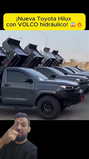 New Toyota Hilux with hydraulic dump bed! 😱🔥 #truck #trucks #pickup