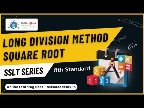 8th Square Root in Smart Simple Learning Tricks | Long Division Method | NSKC Academy #tnstateboard