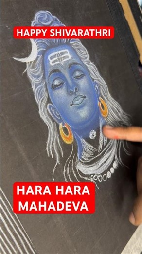 Lord shiva pastel artwork video #shorts
