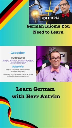 Gas geben - German Idioms Explained