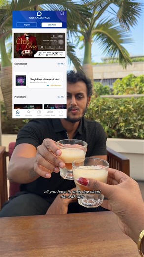 Eat at One Galle Face the whole day with Dare to Dine! Redeem 1,500 OGF Points for an LKR 1,000 e-voucher, valid on a minimum spend of LKR 1,500. #OneGalleFaceMall #OneGalleFace #Dining #restaurants #CityWithinTheCity #LiveWorkPlay | One Galle Face