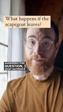 What happens when the family scapegoat leaves?