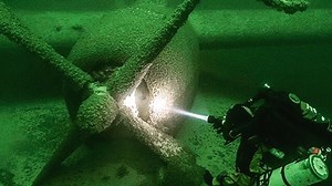 Lake Mead offers business opportunities for guided scuba tours of sunken bomber plane