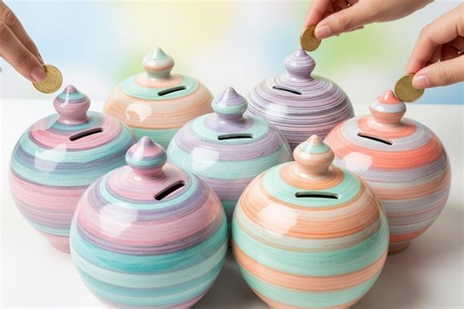 Coin Bank, Piggy Bank, Ceramic Bank. - Etsy Canada