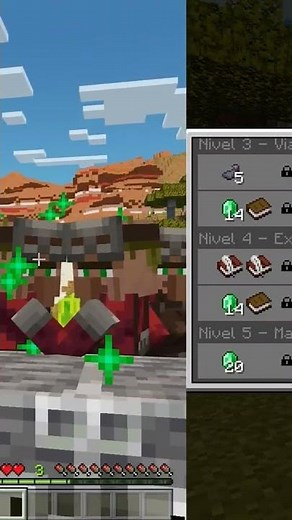 Textura para ver tradeos bloqueados de aldeanos!