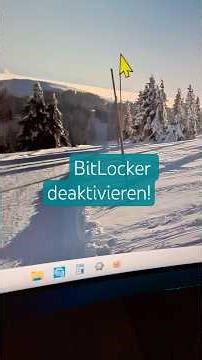 BitLocker deaktivieren! Bevor es zu spät ist!