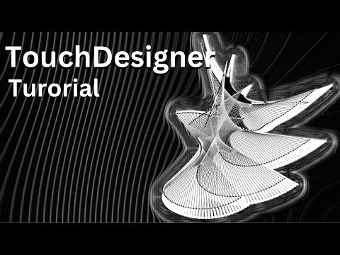 Abstract animated shape with TouchDesigner