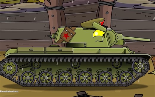 坦克动画：冰国vs arto——坦克卡通怪物