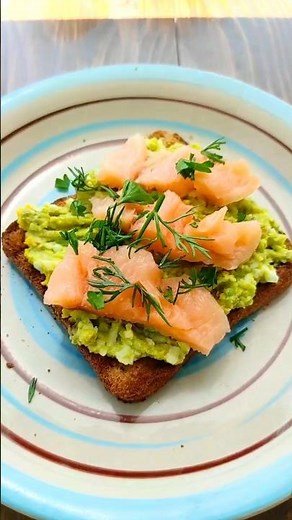 Salmon Avocado Toast Recipe | Easy High Protein Breakfast Ideas