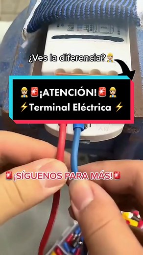 Aprende a usar de manera correcta los terminales electricos y mantener tus ¡conexiones eléctricas seguras! #academiaelectrica #electricidad #electricista #fyp #aprendizaje #ingenieroelectrico #cursodeelectricidad #aprendeelectricidad #cableselectricos #consejo