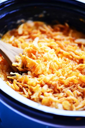 Slow Cooker Cheesy Potato Casserole
