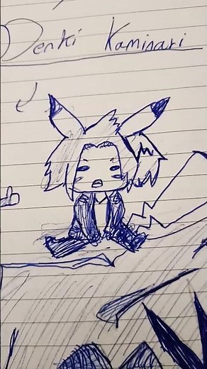 someone told me to draw Denki Kaminari so here you go