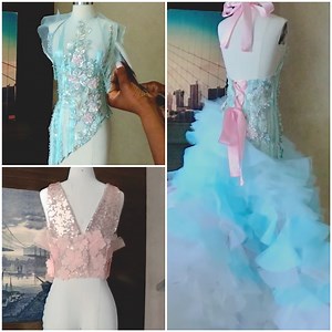 52K views · 325 reactions | 3D flower lace ballgown tutorial  | MetDaan Nails | Facebook