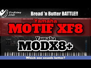 Yamaha MOTIF XF8 vs MODX8+: Bread n' Butter BATTLE! Which one SOUNDS better?