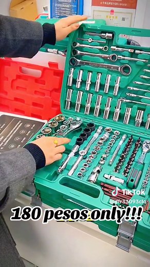 Tool box set 46pcs repairing tools for motor and bike #tools #toolbox #toolsset #toolboxfullset #motortools