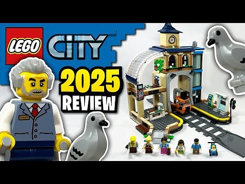 LEGO City Central Train Station (60469) - 2025 Set Review