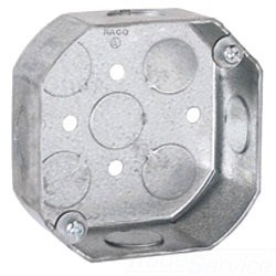 Raco 125 4 inch Octagon Box 1-1/2 inch Deep