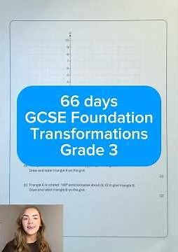 66 day to go - GCSE Foundation Maths - Transformations