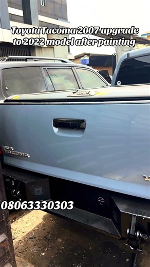 Toyota Tacoma 2007 upgrade to 2022 model after painting. 🛠️⚒️🪛⚙️🔩 #toyotatacoma #offroad