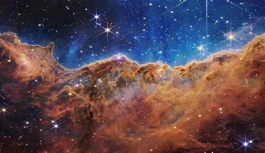 Soar through the famous Cosmic Cliffs in this stunning NASA visualization