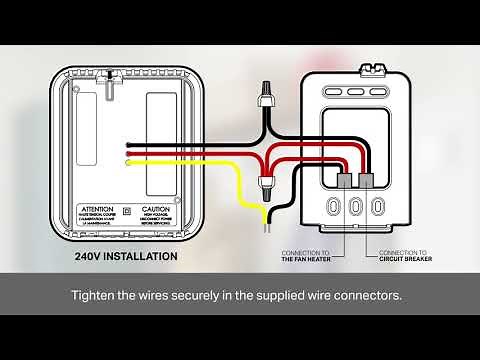 °STELPRO - 3 wires electronic thermostat installation