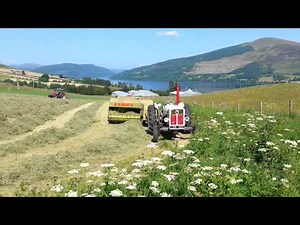 David Brown baling with Claas Markant 60 (part 1)