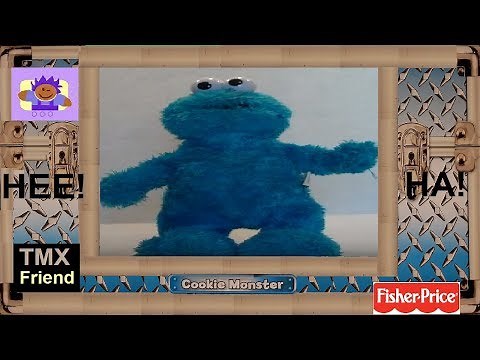 2006 Sesame Street Extreme Tickle Me TMX Cookie Monster Plush By Fisher-Price
