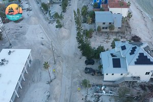 112K views · 1.1K reactions | Aerial look at Sunset Beach neighborhood on Treasure Island two days after Helene's wrath. Crews have cleared the main road (W. Gulf Blvd.) as best they could. The damage to this neighborhood is heartbreaking. | The City of Treasure Island, Florida | Facebook