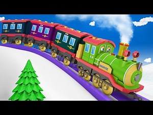 Train - Trains for Kids - Cartoon Cartoon - Cartoons for Children - Toy Factory Train - Thomas Train