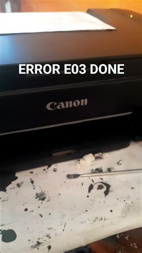 error e03 banyak faktor salah satunya mengganti sensor encoder #berbagiilmu #viral #printer #pemula