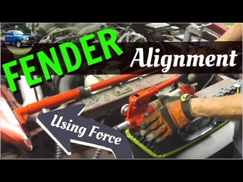 Fender and Auto Body Panel Alignment - Using Force