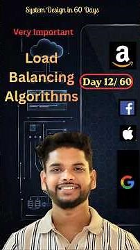 Load Balancing Algorithm Explained in 30s | Least Response Time | System Design Day 12 #shorts