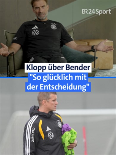 Sven Bender 🤝 Jürgen Klopp 🥹 Einer seiner Lieblingsspieler, heute Co-Trainer: Jürgen Klopp holte Sven Bender in sein Trainerteam der deutschen Nationalmannschaft. Zuvor trainierte Bender die SpVgg Unterhaching. Die beiden kennen sich noch aus der gemeinsames Zeit bei Borussia Dortmund, in der sie Titel und Erfolge feierten. Jetzt komplettiert er das Trainerteam und betont, wie wichtig Bender für das Team ist. Gegen die Niederlande steht das erste Pflichtspiel für den neuen Bundestrainer an, in