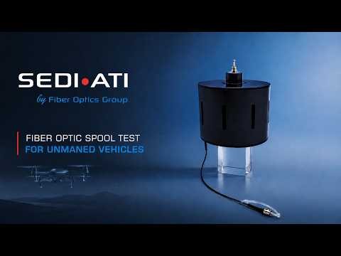 Fiber optic spool test for Unmaned Vehicles