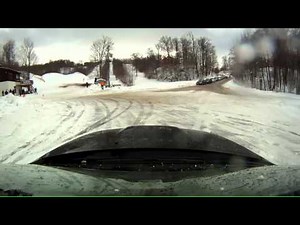2011 Subaru STI having fun in the snow