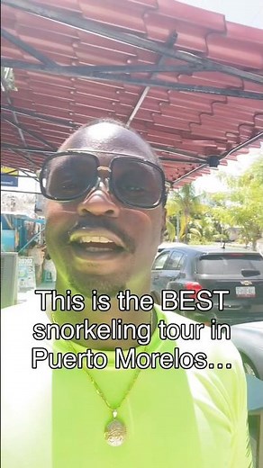This is the BEST snorkeling tour in Puerto Morelos…