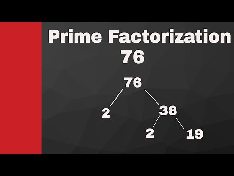 Prime factorization of 76