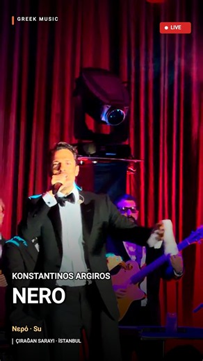 Konstantinos Argiros – Nero | LIVE Istanbul 2025 | Greek Music