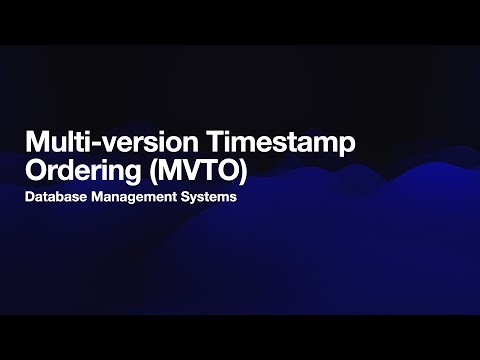 Multi-version Timestamp Ordering (MVTO)