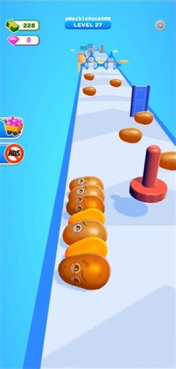 🍟खेल potato Rush Stage-27 Android Game strategy video #shorts #gameplay #खेल ‪@marblerun-asmr‬