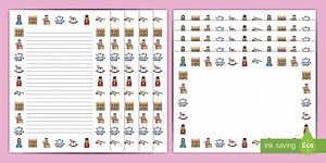 Victorian Toys Page Borders