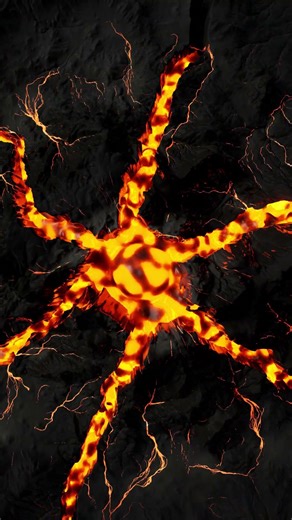 [Houdini Tutorial] Magma Creation and Rendering in Houdini 21 #houdini #magma #redshift #volcano