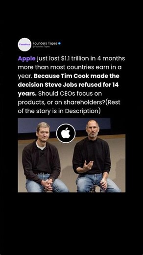 Apple biggest mistake! #business #entrepreneurship #shorts