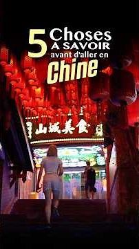 5 things to know before going to China!