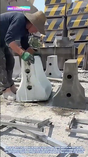 Crafting Road Barriers: The Making of Concrete Bollards