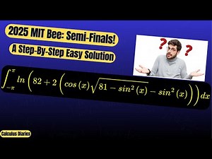 MIT Integration Bee 2025 | Tough Log Integral Challenge Explained!