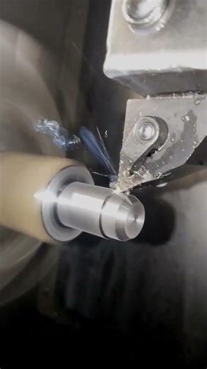 Hex pin threading size | turning by cnc machine #cnc #cncmachine #shorts