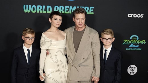 Ginnifer Goodwin and husband Josh Dallas bring sons to their FIRST red carpet